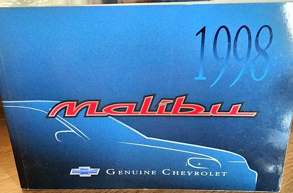 1998 Chevy Malibu OEM Owners Manual Chevrolet Good Condition